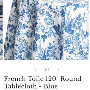 Like New 120" Round Linens From CV Linens